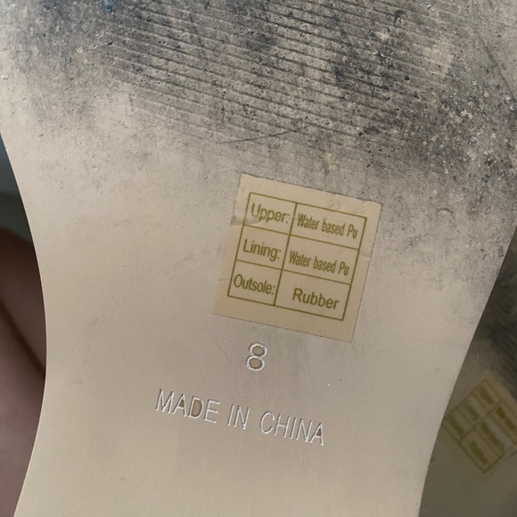 White Platform Flip Flop Sandals - Picture 8 of 8